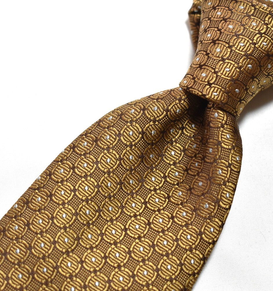 E394☆DAKS ネクタイ パターン柄☆3本以上送料無料☆拍卖