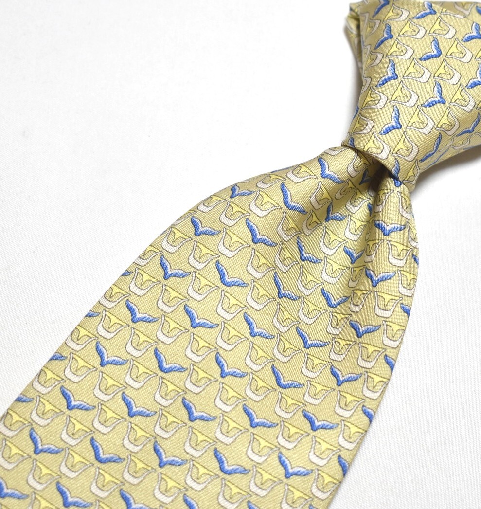 G597☆ハンティングワールド ネクタイ パターン柄☆3本以上送料無料拍卖
