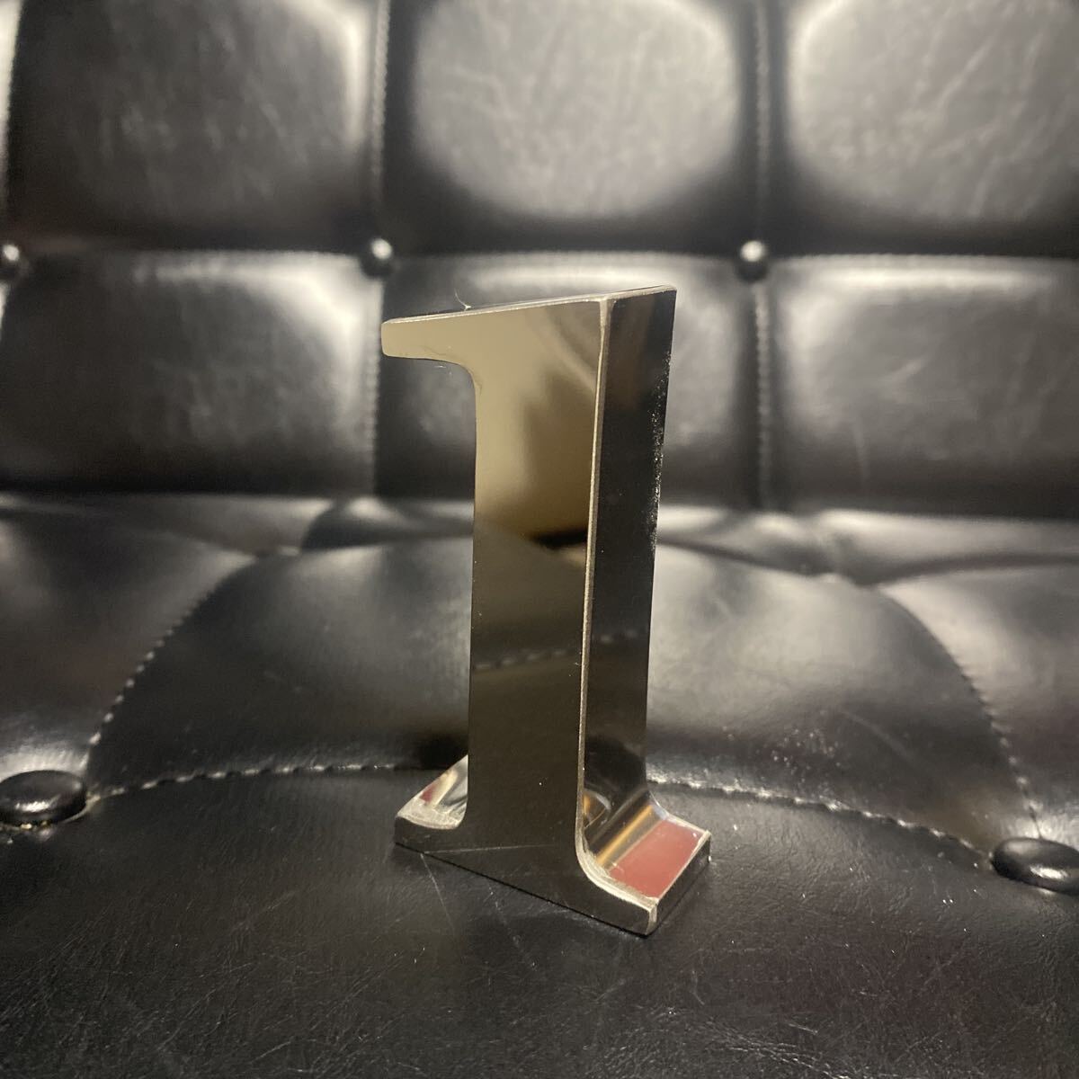 1 ステンレス 箱文字 8.2×4×2 ラスト 看板 オブジェ デコトラ 飾り拍卖