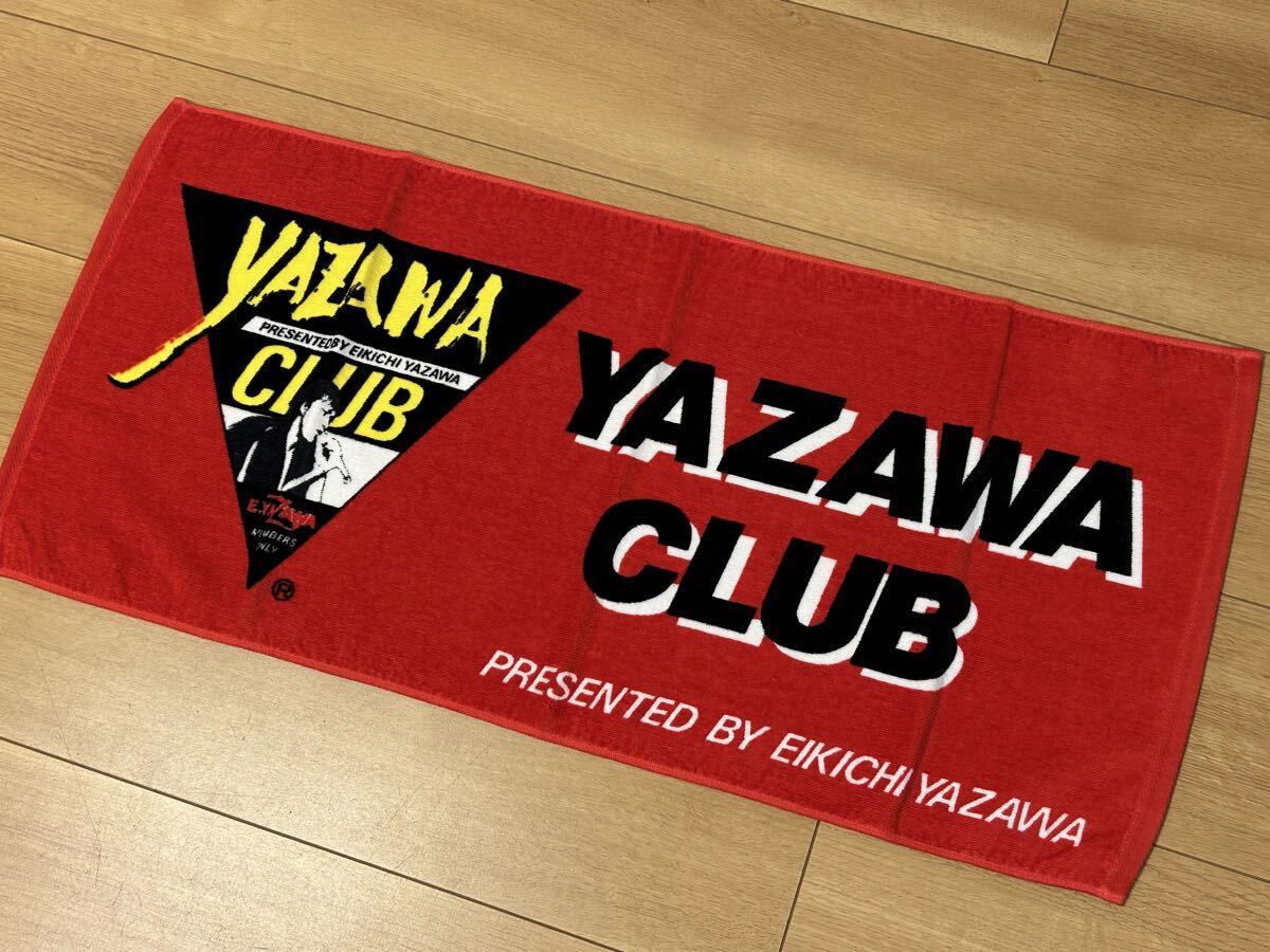 新品 当時物 矢沢永吉 YAZAWA 激レア グッズ 入手困難 コレクション FT フェイスタオル ヤザワクラブ 矢沢クラブ 赤 レッド シルエット拍卖