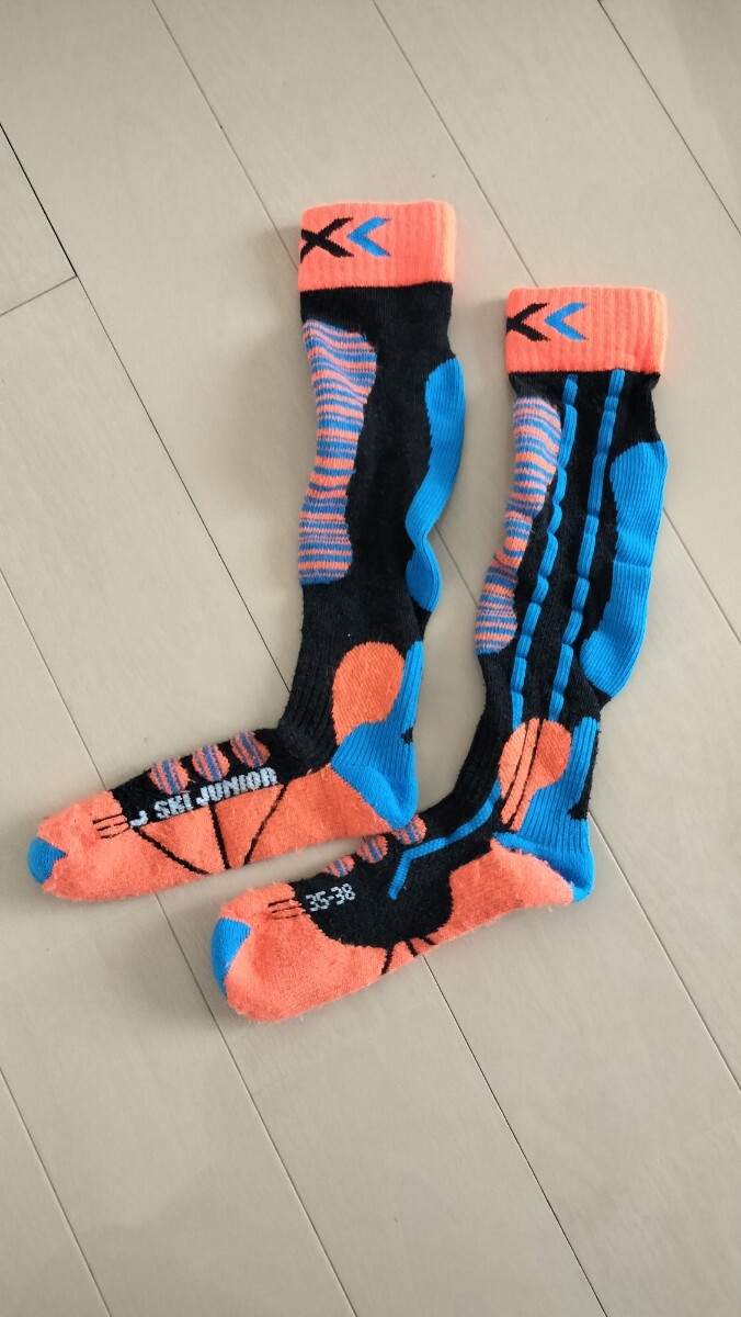 X-Socks スキーソックス ジュニア 子供用 スキージュニア 靴下 拍卖