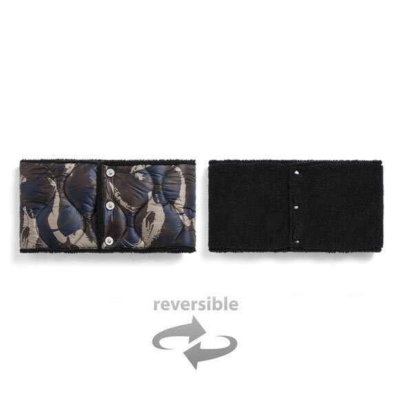 < ペイントカモ >TAION ミリタリー リバーシブル ダウンネックウォーマー-ソフトシェル TAION-R203ALSML-1拍卖