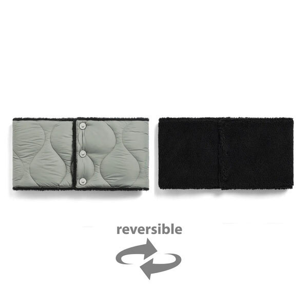 < ダークセージグリーン >TAION ミリタリー リバーシブル ダウンネックウォーマー-ソフトシェル TAION-R203ALSML-1拍卖