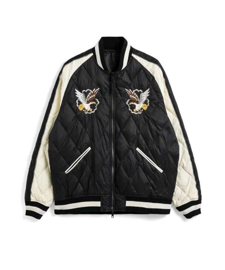 <XLサイズ>TAION タイオン ジャパンスペシャル リバーシブル スカジャン ダウンジャケット TAION-JK04JS-N1拍卖