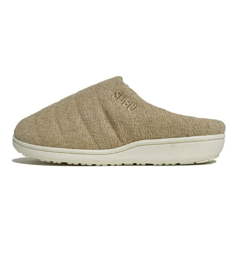 <サイズ2(26-27.5cm)><ナチュラル>SUBU スブ DOTS HEMP HOUSE ドッツヘンプハウス サンダル 冬用 スリッポン ユニセックス拍卖