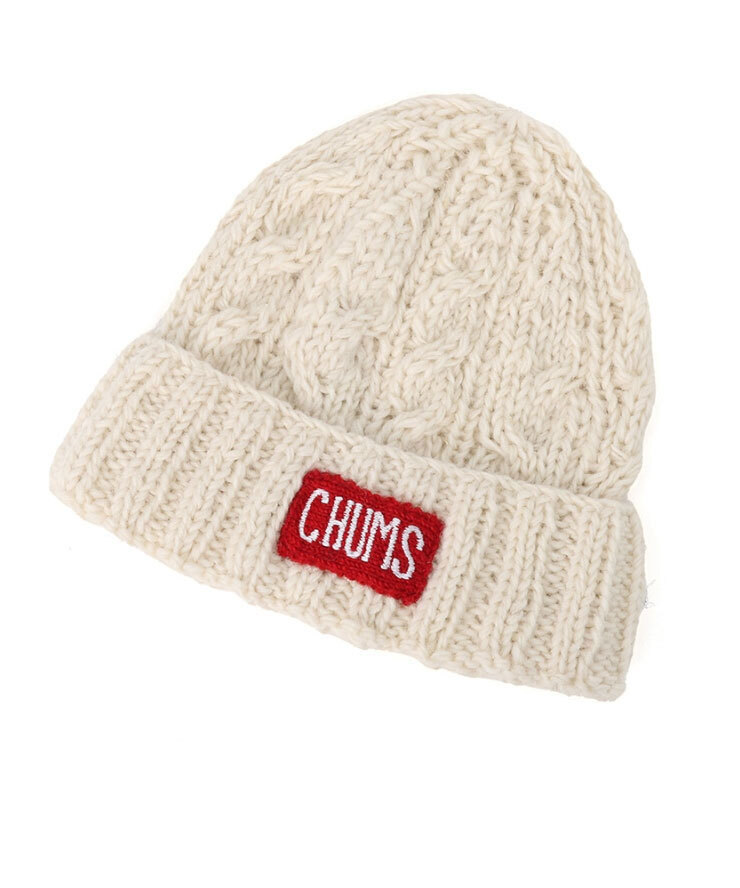 <アイボリー>CHUMS チャムス Nepal Knit Watch ネパールニットワッチ CH05-1397 ニット帽 ニットキャップ メンズ レディース 帽子拍卖