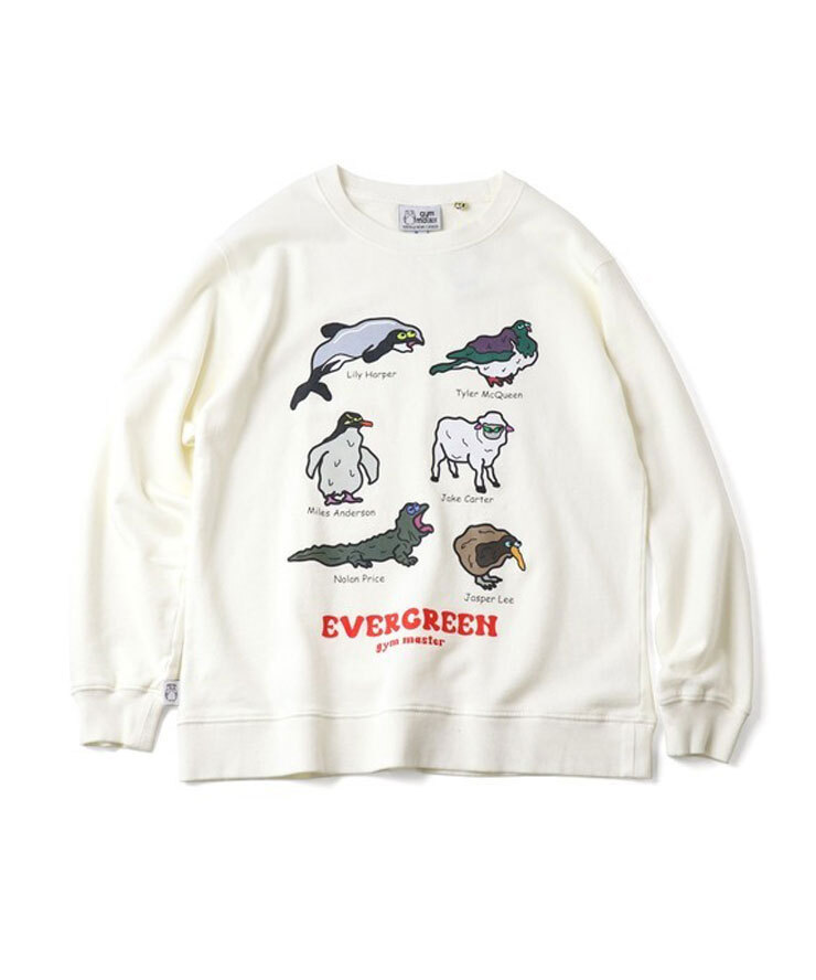 <Lサイズ><ナチュラル(30)>gym master ジムマスター 9.4oz ピグメントEVERGREENスウェットシャツ メンズ G633739拍卖