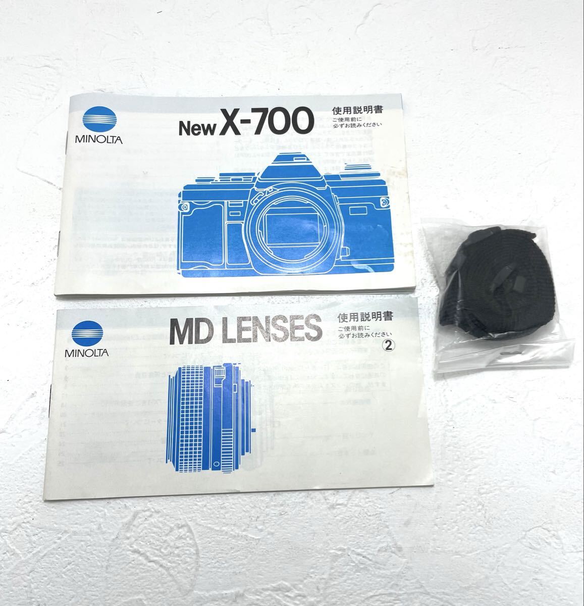 MINOLTA ミノルタ 取扱説明書 X-700 / MD LENSES / ストラップ拍卖
