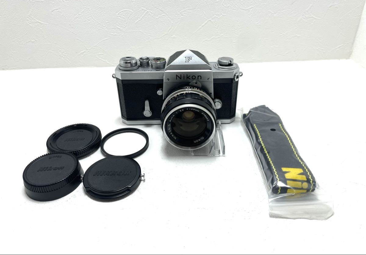 Nikon ニコン F Eye Level フィルムカメラ レンズ NIKKOR Auto 35mm f2.8拍卖
