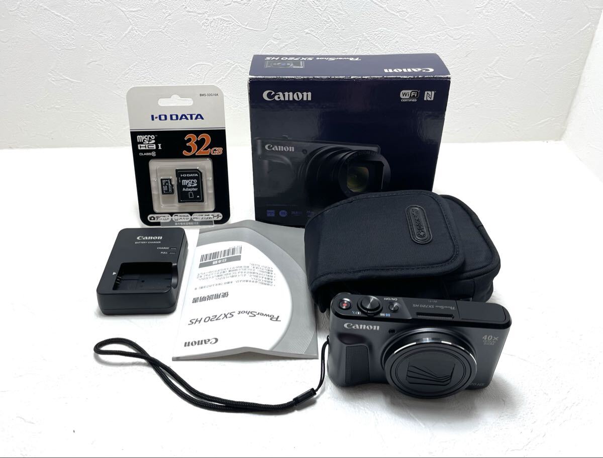 Canon キャノン PowerShot SX720 HS コンパクトデジタルカメラ ブラック パワーショット デジタルカメラ拍卖