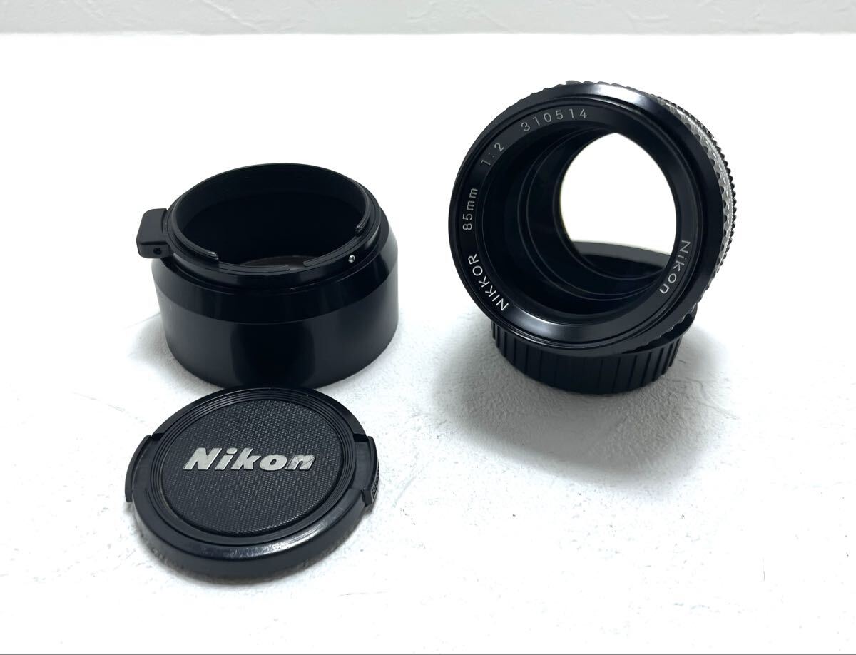 Nikon ニコン NIKKOR Ai-s 85mm f2 単焦点レンズ マニュアルフォーカス 単焦点拍卖