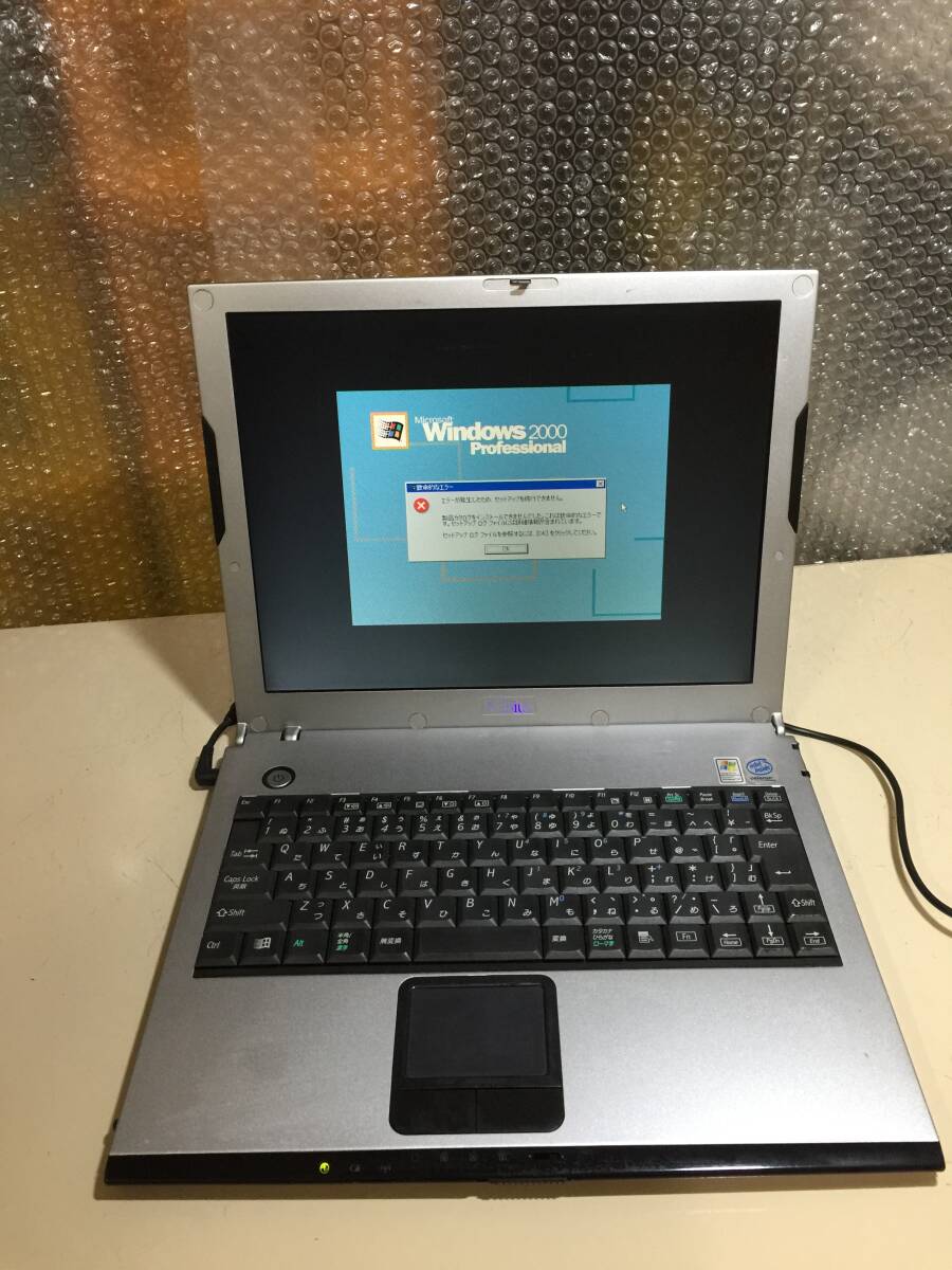 170サイズ詰め放題/未チェックジャンク扱い/2025.10.11 シャープムラマサpc-mt2-3cc cpu0.7g メモリ0.3g hdd30g拍卖