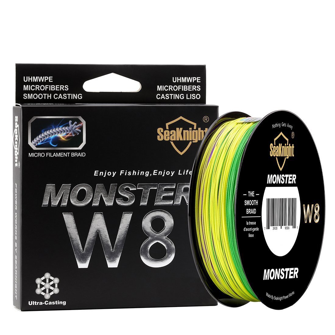 シーナイト MONSTER W8 PEライン 500m 4.0号 50LB  ジギング 釣り フィッシング カラー5色 フィッシング 新品拍卖