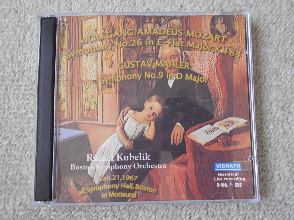 即♪vibrato:クーベリックのモーツァルトとマーラー:交響曲第9番(^^♪2CD‐R拍卖