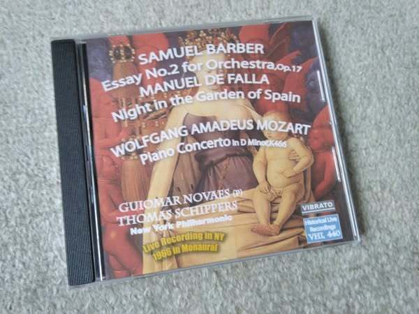 即♪VHL:シッパース&NYPのファリャ:スペインの庭の夜、モーツァルト:ピアノ協奏曲第20番(1966)(^^♪ノヴァエスとの共演拍卖