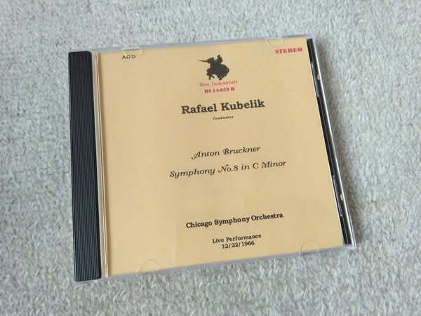即♪I:クーベリック&シカゴ響のブルックナー:交響曲第8番(1966/12/22)(^^♪拍卖