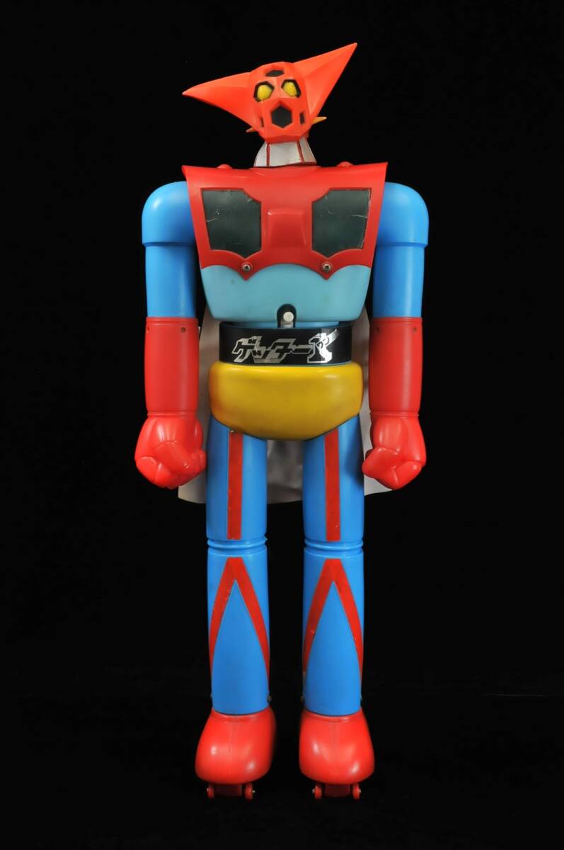 当時物 ポピー ジャンボマシンダー ゲッター1 無敵の王者 ゲッターロボ 全長約60cm ソフビ玩具 03310005-1拍卖