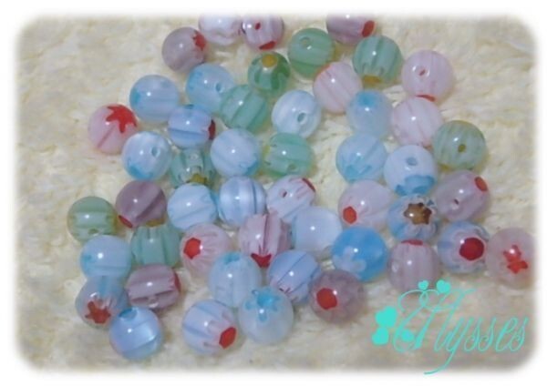 ★アクセ★124★5mmちっちゃいかわいいとんぼ玉ランダムMIX★50個★説明文・自己紹介は必ずお読みください拍卖