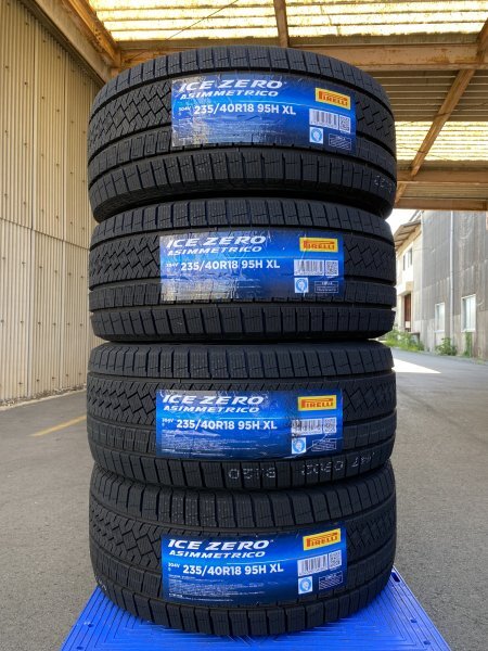 【法人宛限定送料無料】SNZ930-10 PIRELLI 235/40R18 95H XL ICE ZERO ASIMMETRICO 4本セット 2025年製拍卖