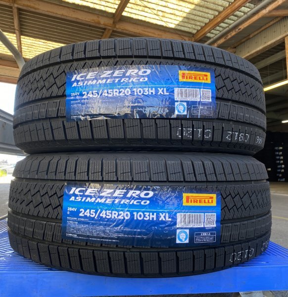 【法人宛限定送料無料】77KHT-80 PIRELLI 245/45R20 103H XL ICE ZERO ASIMMETRICO 2本セット 2025年製拍卖
