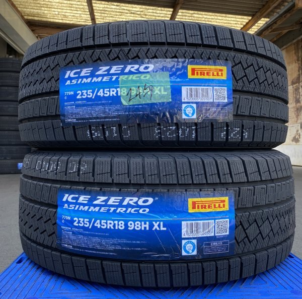 【法人宛限定送料無料】ASIM98H-26 PIRELLI 235/45R18 98H XL ICE ZERO ASIMMETRICO 2本セット 2024年製拍卖