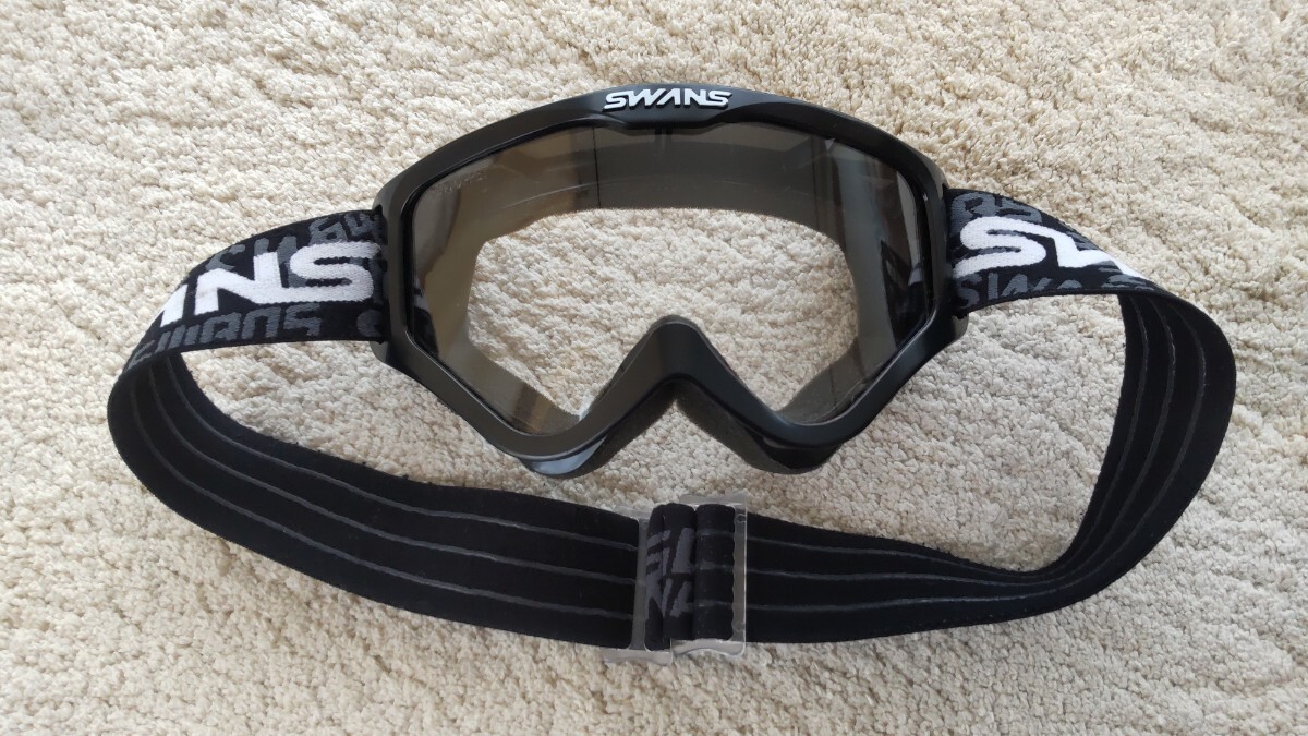 スワンズSWANSオートバイ用ゴーグル MX-797-PET BK/G 日本製拍卖