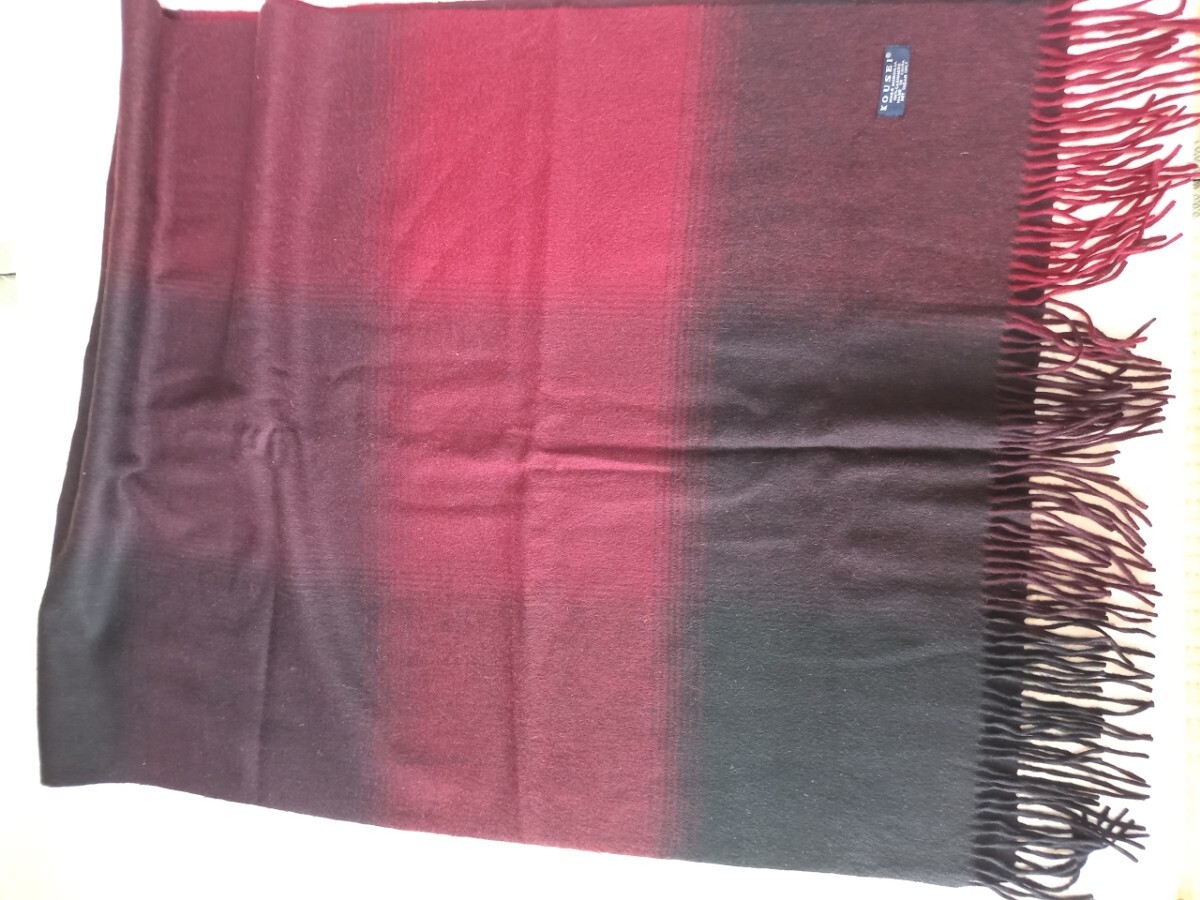 4448 ★★ カシミア100% ストール・マフラー拍卖