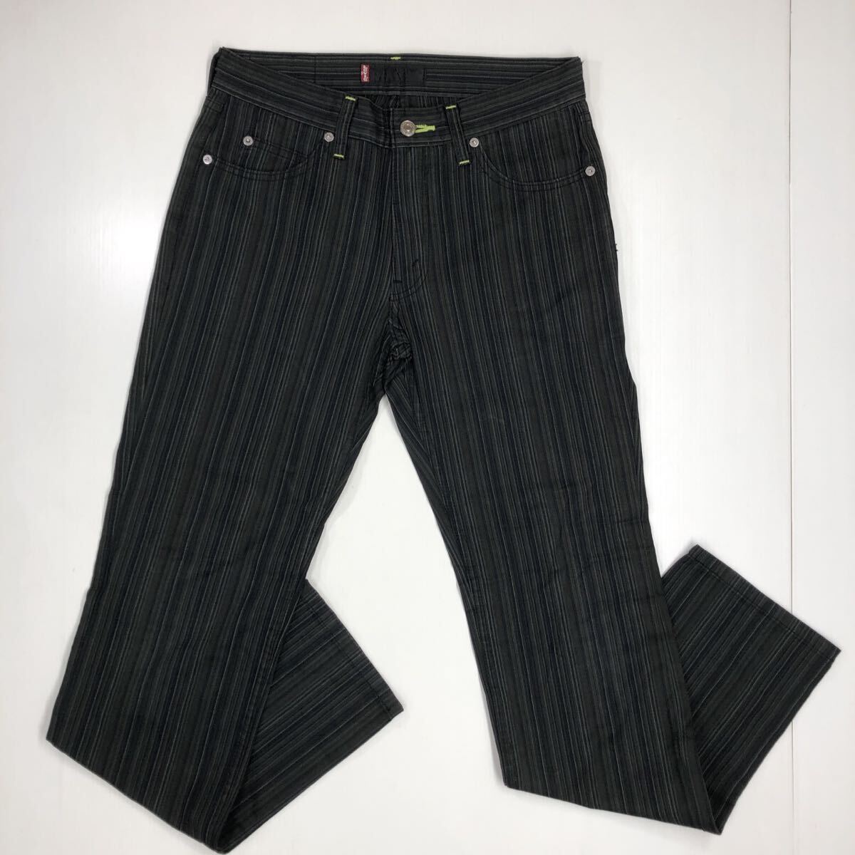 LEVI'S PREMRUM RED TAB リーバイス ボトムス ストライプ柄 W30 プレミアムレッドタブ 510-20拍卖