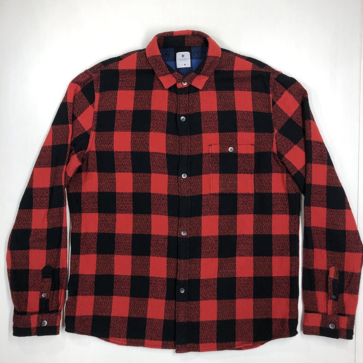 R.NEWBOLD アールニューボールド 長袖シャツ チェック柄 シャツジャケット メンズ Lサイズ ポールスミス 510-57拍卖