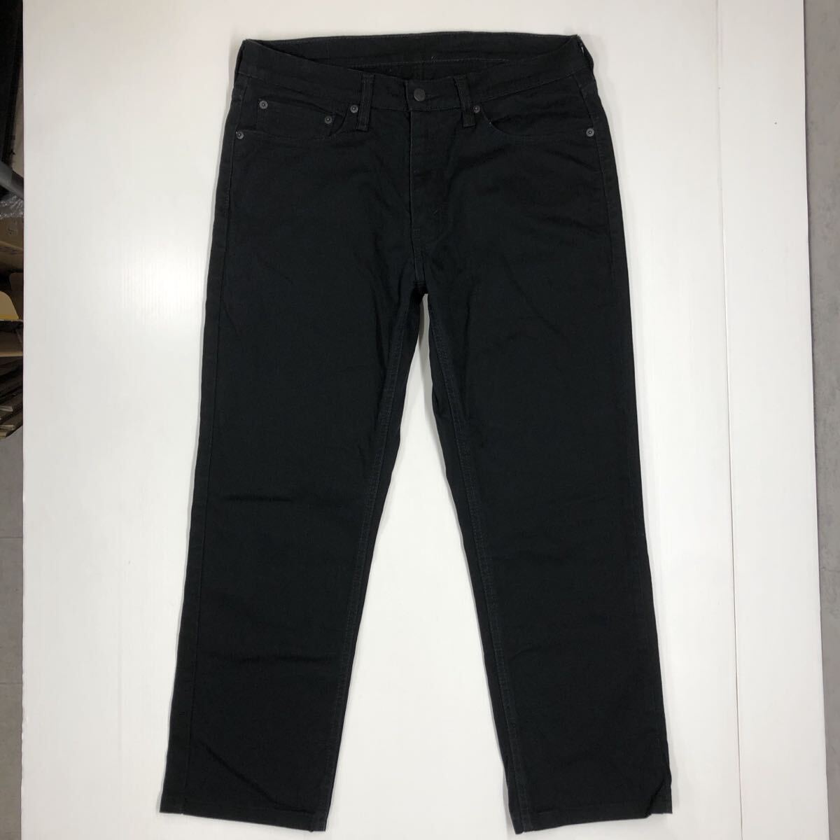 LEVI'S 541 リーバイス ストレッチデニムパンツ ブラックデニム W32 黒 510-60拍卖