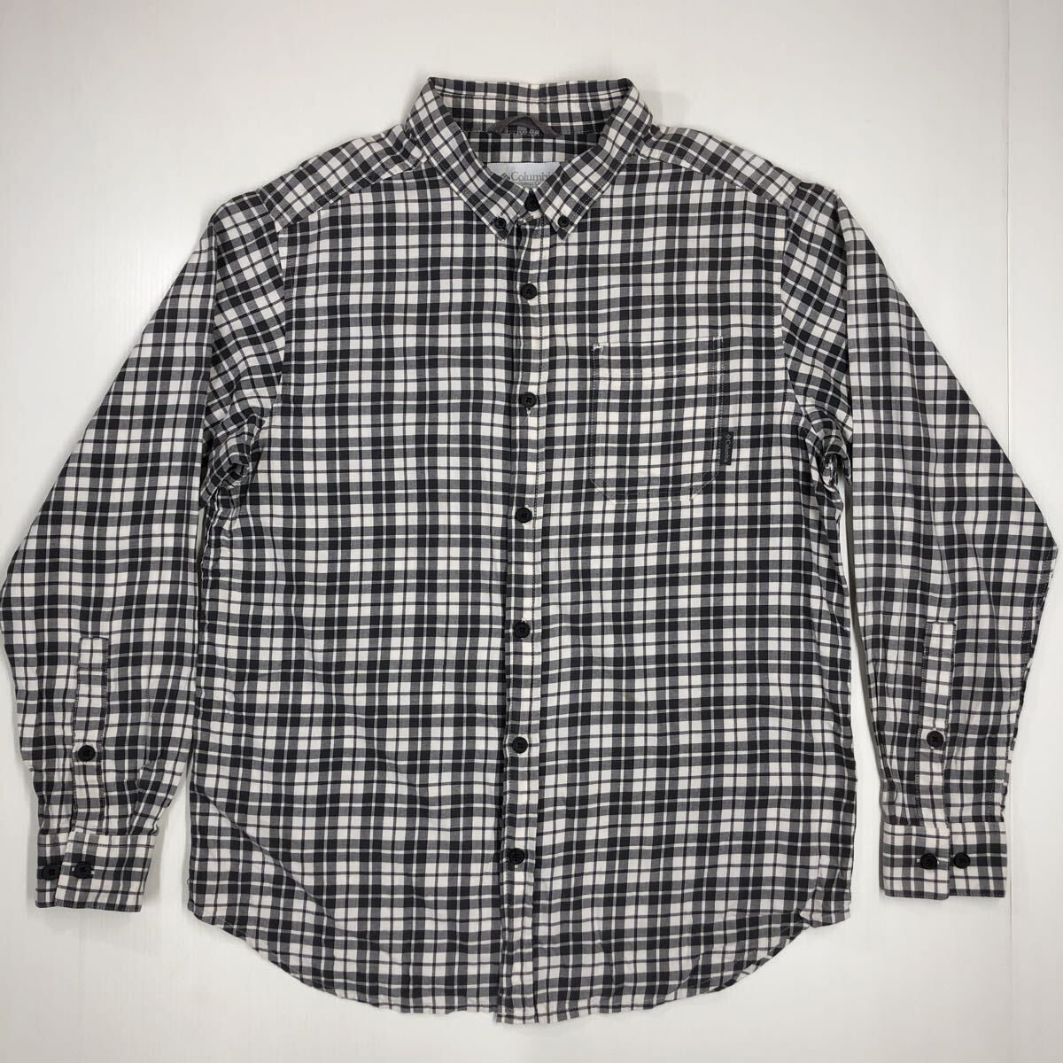 Columbia コロンビア 長袖シャツ ボタンダウン チェック柄 アウトドア Mサイズ 510-65拍卖