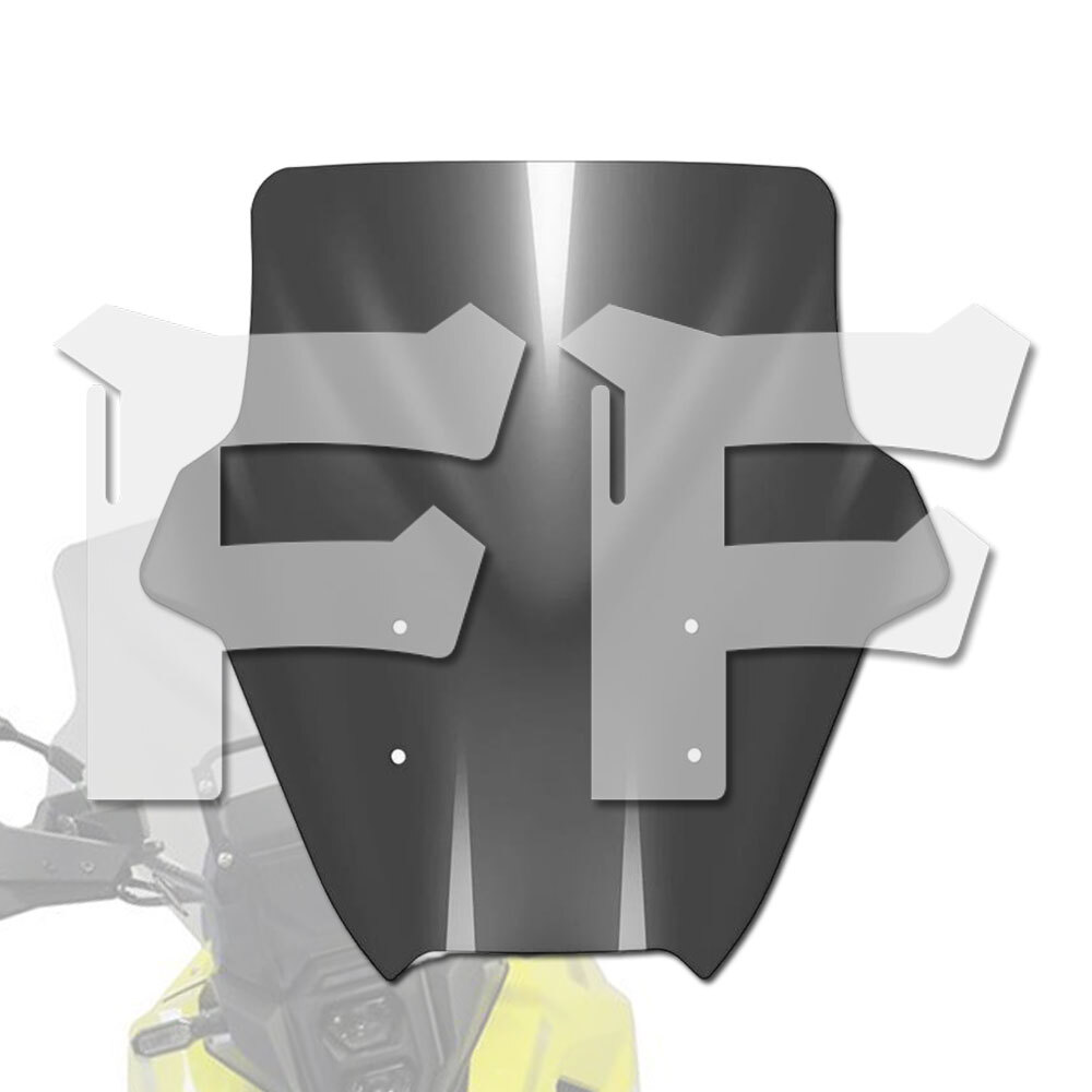 スズキ V-STROM 800DE 2023-2025 フロント ガラス ウインド シールド ディフレクター プロテクター ブラック オートバイ拍卖