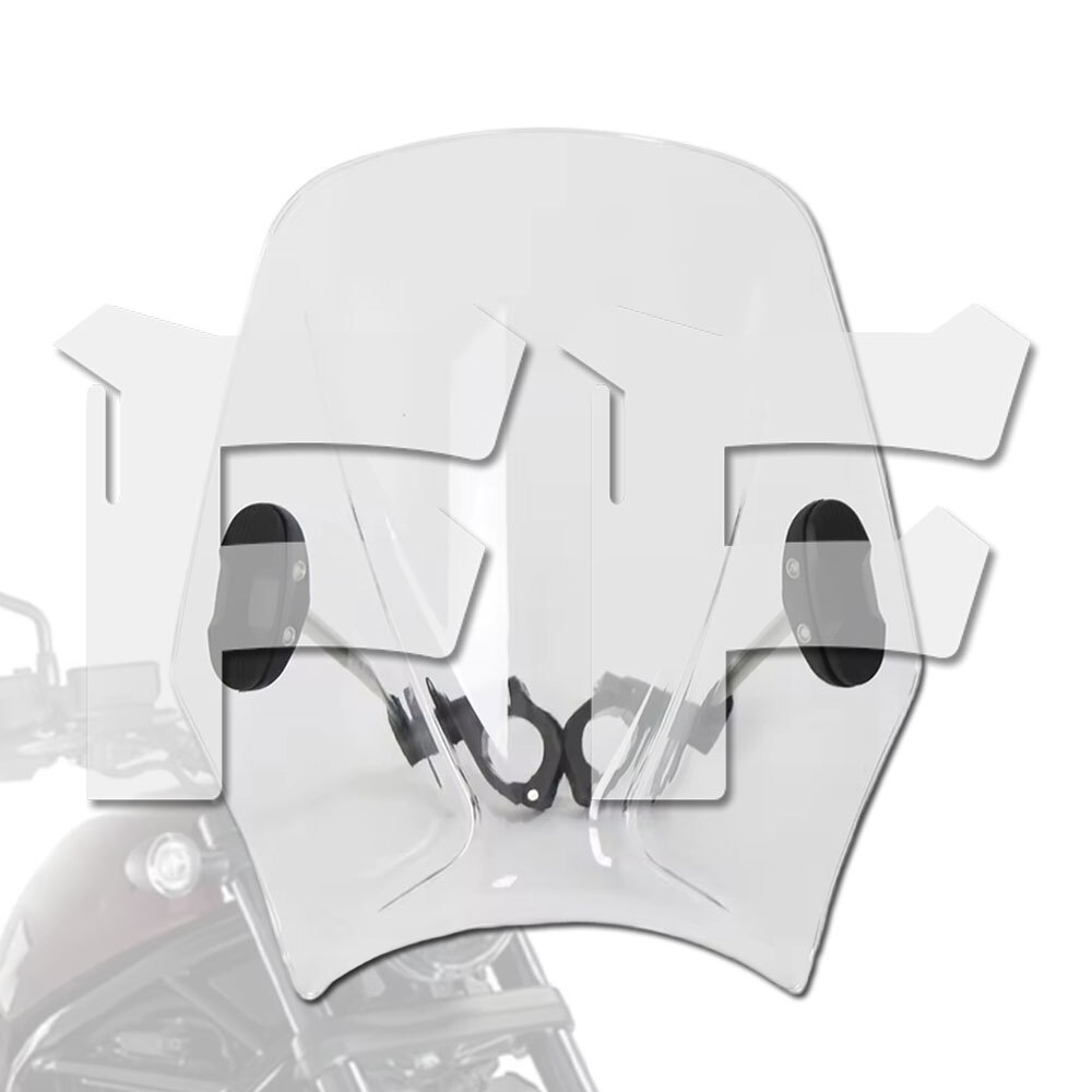 ホンダ レブル CMX 1100 CMX 500 2018-2025 フロント ガラス ウインド シールド ディフレクター 透明 クリア オートバイ拍卖