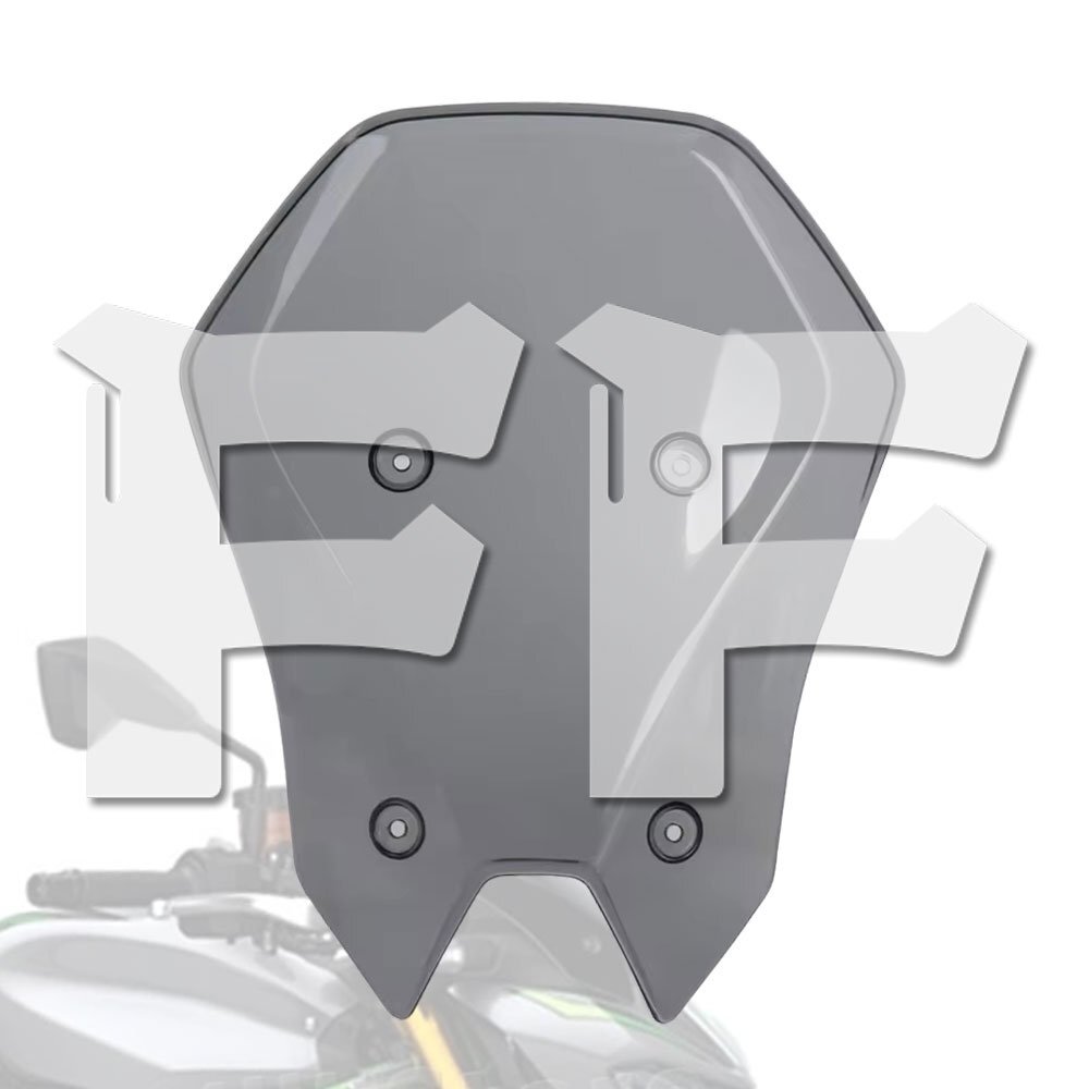 送料無料.. カワサキ KAWASAKI Z900 2025-以降 フロント ガラス ウインド シールド ディフレクター 灰色 グレー オートバイ拍卖
