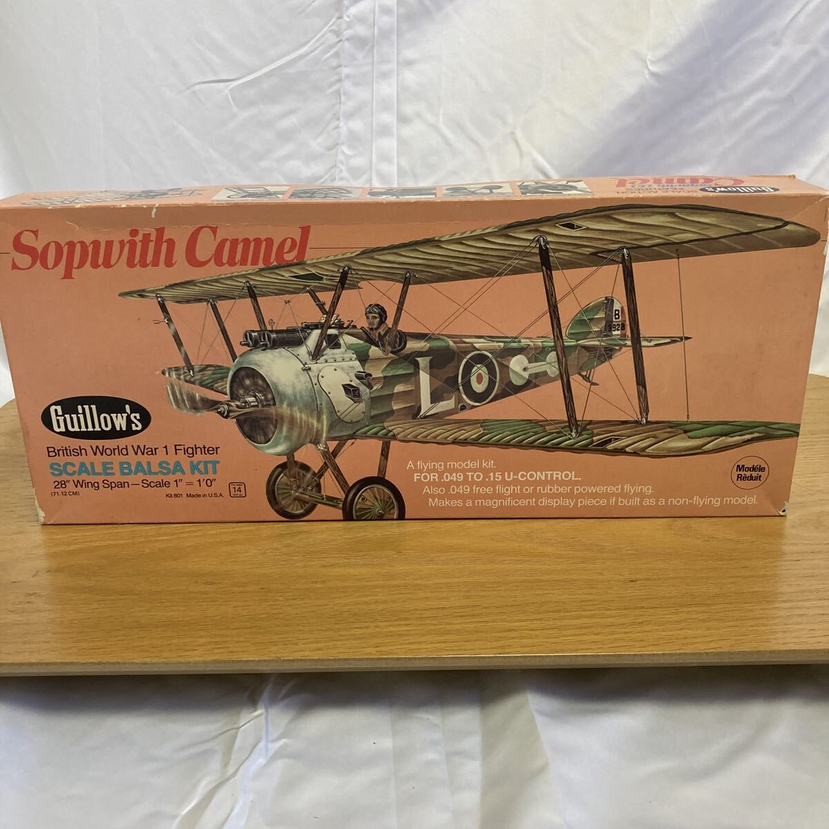 1/10 ゴム動力 バルサキット セスナ エアプレーン 木製 Guillow Sopwith ローデン ハセガワ キャメル拍卖