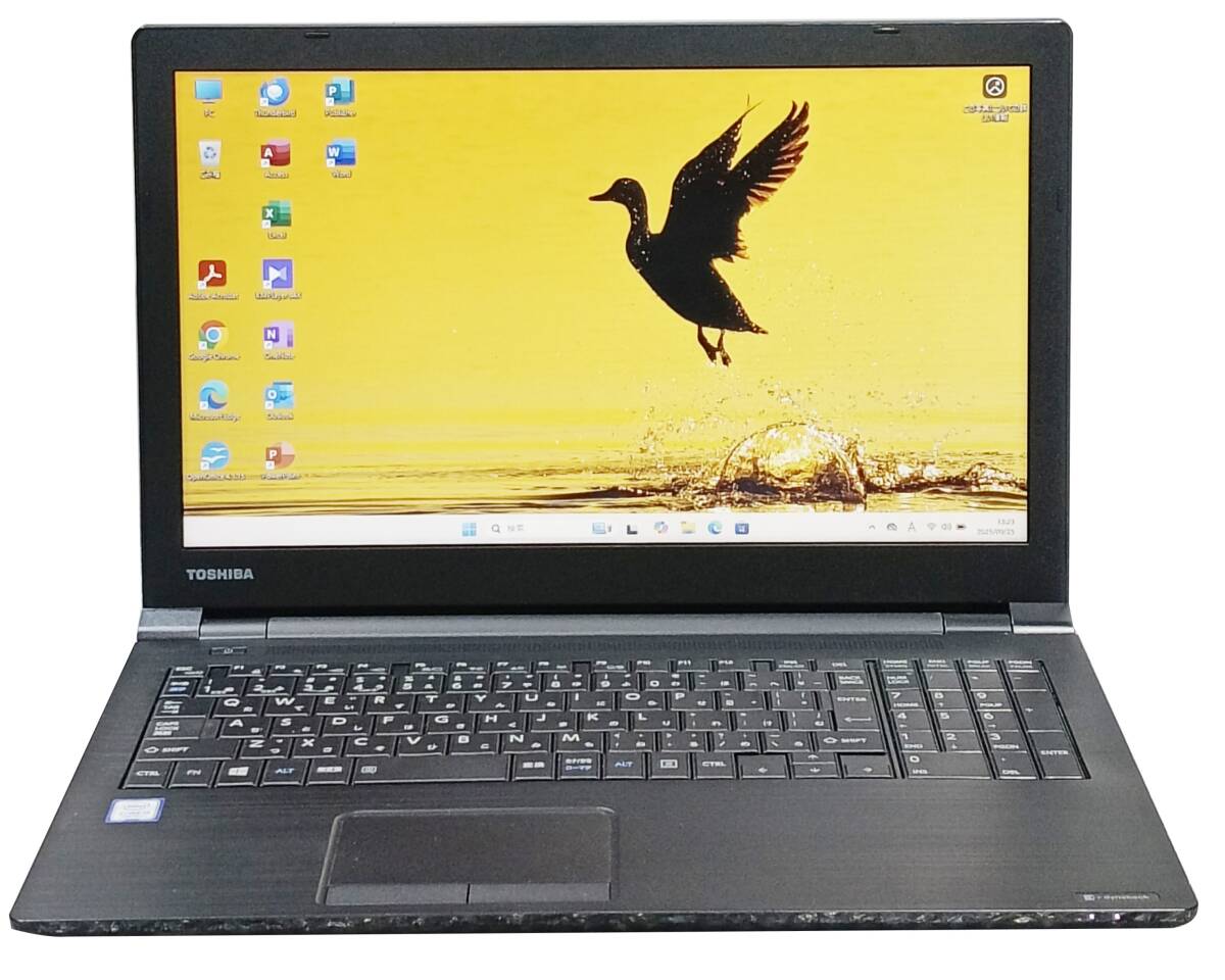 【驚速 TOSHIBA B55/J i5-7200U 2.5GHz x4+8GB+ SSD240GB 15.6インチワイドノートPC】Win11+Office2021/USB3.0 A092510拍卖