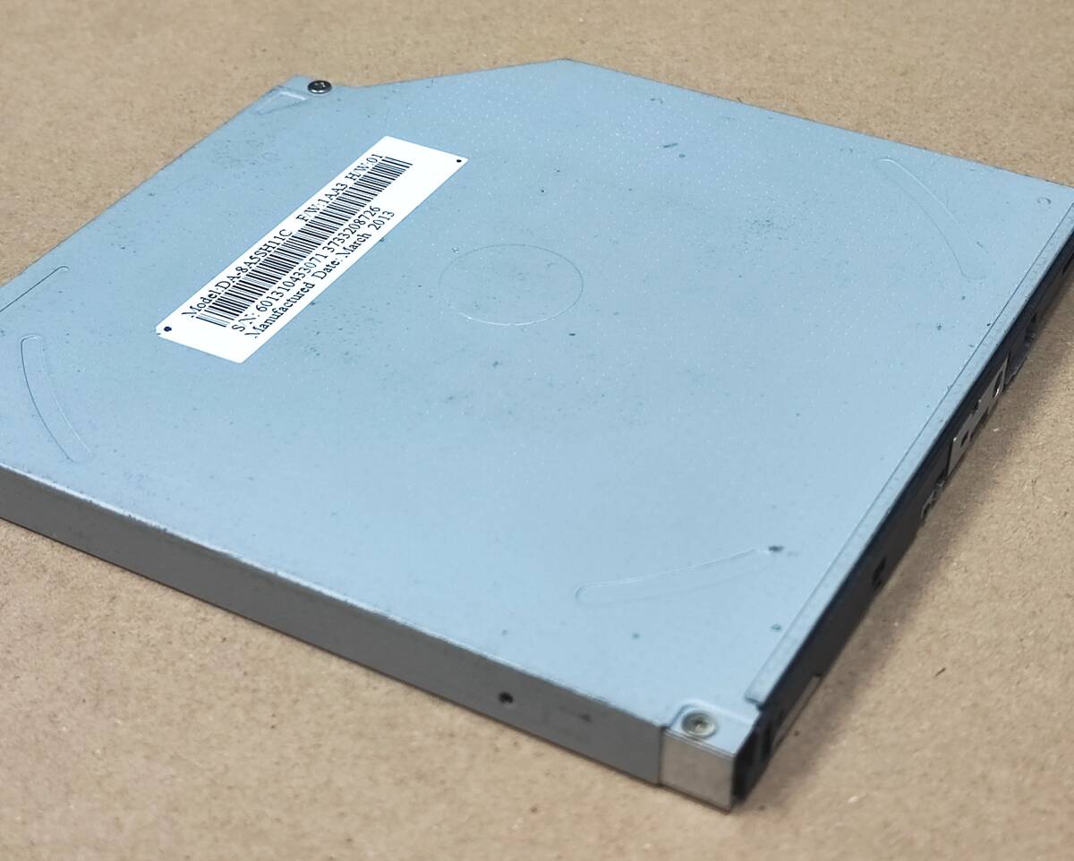 【中古パーツ】複数可 DVDドライブ ノートパソコン用 内蔵DVDスーパーマルチ 厚さ9.5mm SATA RW■DA-8A5SH ベゼル無し拍卖