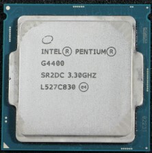 【中古パーツ】複数購入可 CPU Intel Pentium G4400 3.3GHz SR2HK Socket LGA1151 2コア2スレッド 動作品 デスクトップ用拍卖