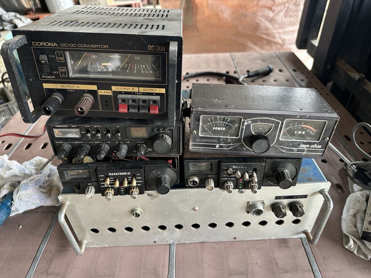 オオアミ リニア アンプ 10発 12発 14発 その他部品アリ 大網 CB無線 アマチュア無線 NASA ハリケーン 銀NASA ナサ 無線機 拍卖