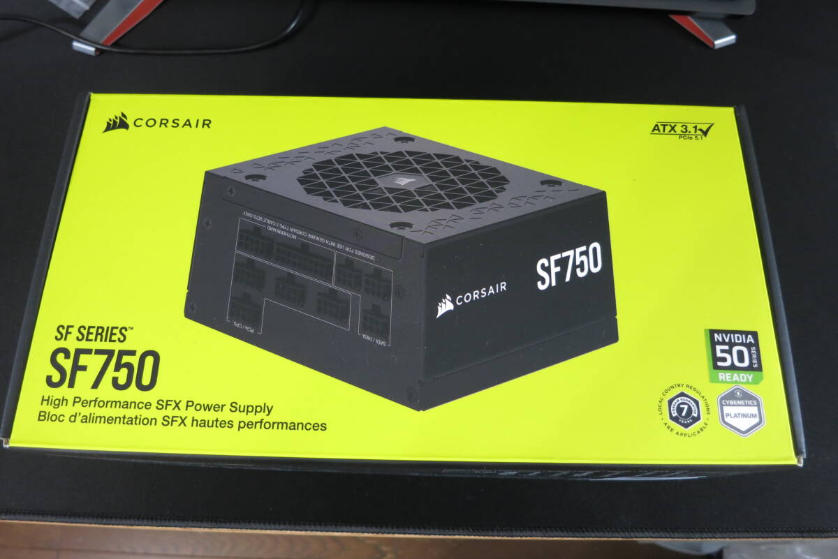 CORSAIR SF750 2024モデル ATX3.1 対応 750W SFX規格 フルモジュラー PC電源ユニット CP-9020284-JP拍卖