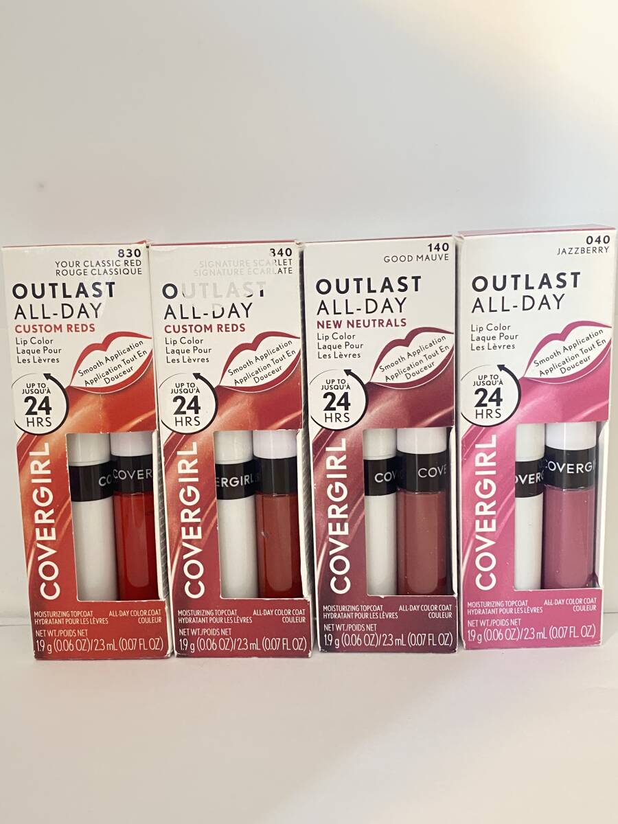 新品 落ちない口紅4本リップフィ二ティ お好きな4本で割引7990円 組み合わせ自由 アメリカからヤマト国際便で送料無料拍卖