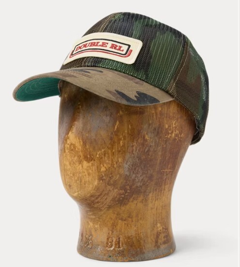 US限定 日本未発売 RRL Camo Mesh Trucker Cap ロサンゼルスから最新本物をお届け!拍卖