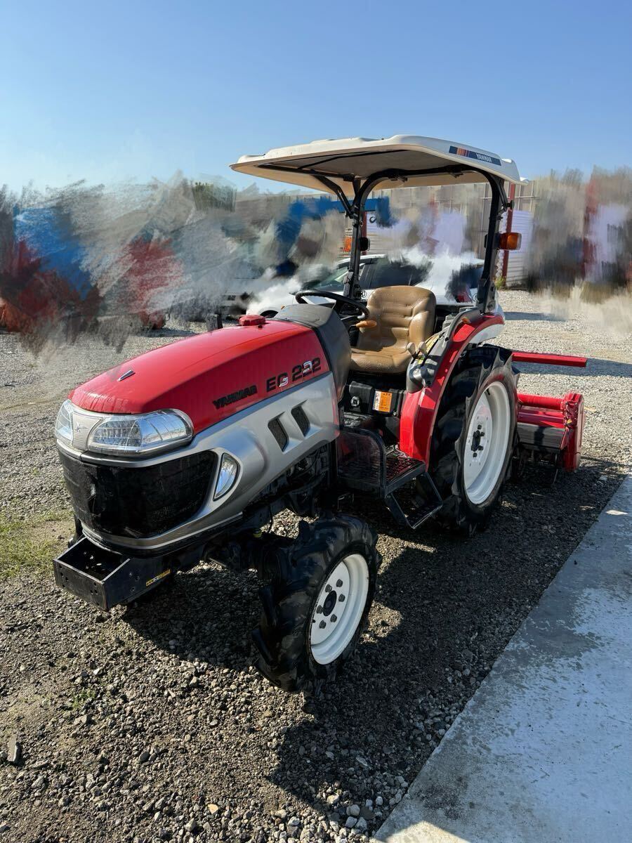 【徳島県引取り限定】■ヤンマー トラクター ■ 4WD EG222 実働 漏れなし【徳島県配送無料】拍卖