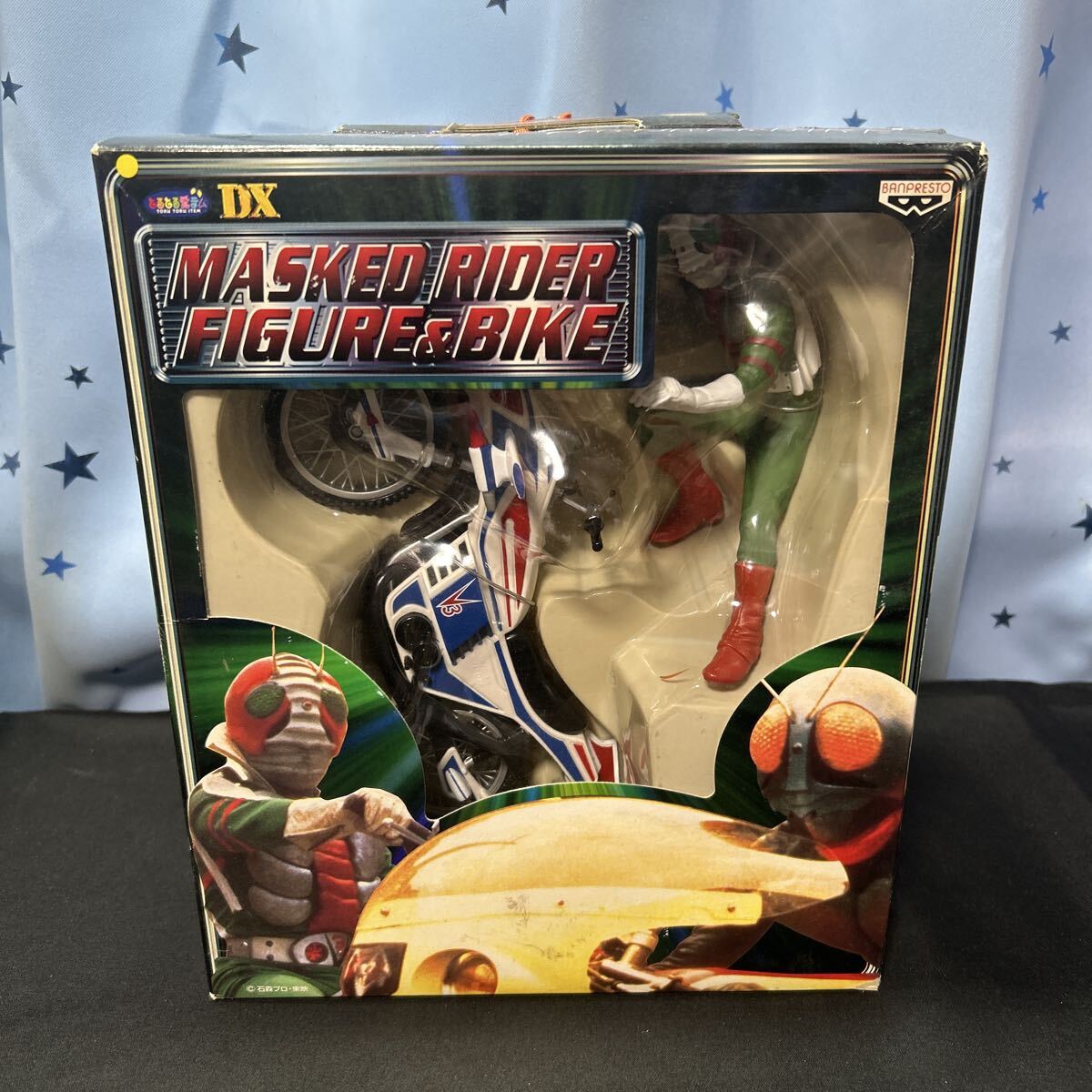roo【内箱未開封】バンプレスト とるとる愛テム DX 仮面ライダー フィギュア&バイク 仮面ライダーV3&ハリケーン拍卖