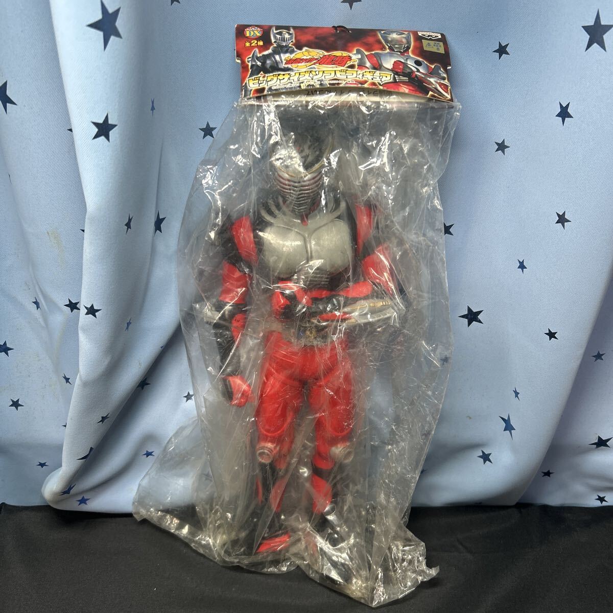 noo【未開封】バンプレスト ビッグサイズソフビフィギュア 仮面ライダー剣 仮面ライダー龍騎拍卖