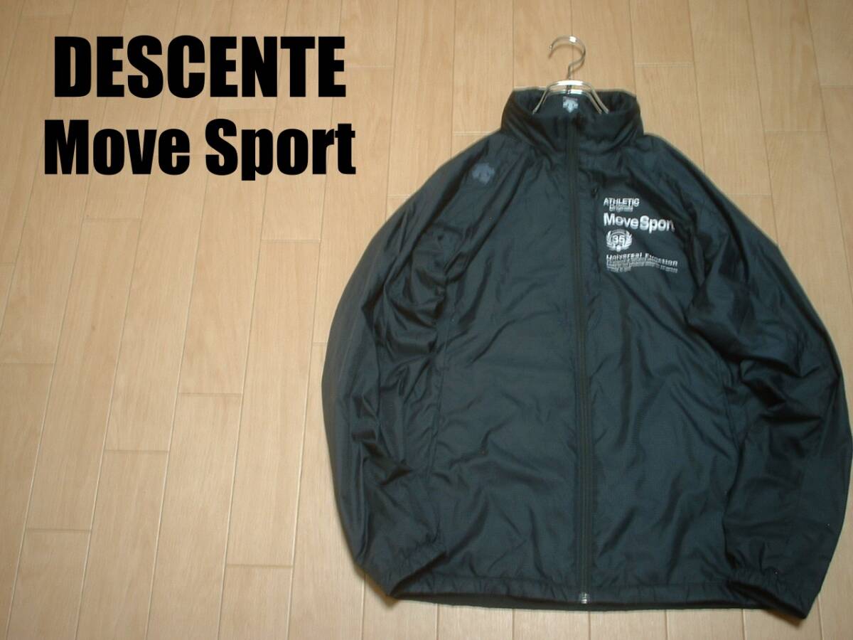 DESCENTE Move Sport COSMIC THERMOナイロンジャケットL正規DMMOJF32デサントムーブスポーツ黒トラックジャージGOLFゴルフサーモブルゾン拍卖