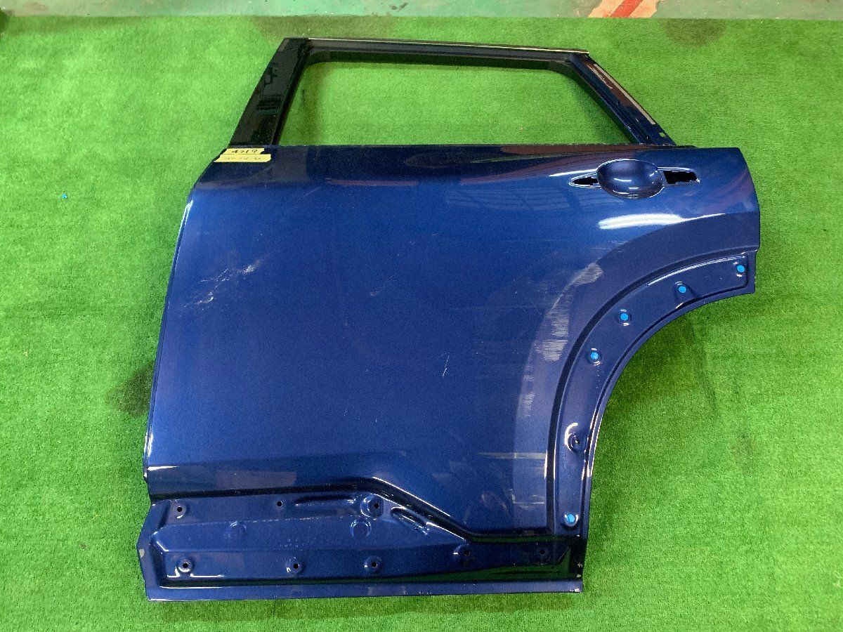 NISSAN 日産 エクストレイル T33 左リアドア 左 L 助手席側 リア リヤ ドア 後方ドア ブルー 修復・付け替え等に拍卖