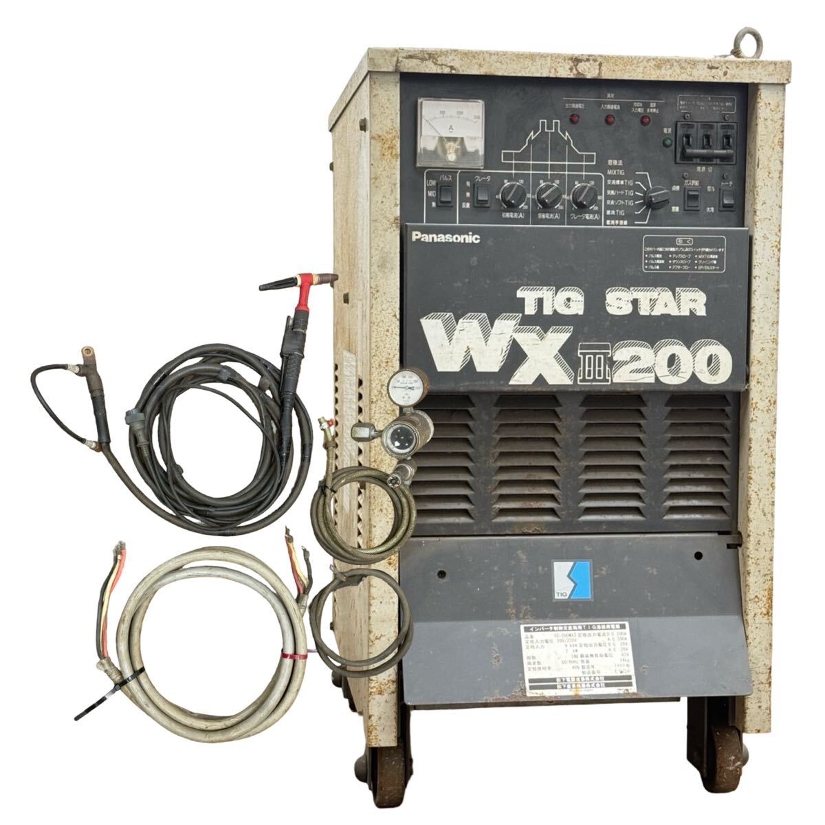 ◯簡易チェックのみ パナソニック TIG溶接機 インバーター制御 TIG STAR WX III 200 YC-200WX3 トーチケーブルセット■兵庫県姫路市発拍卖