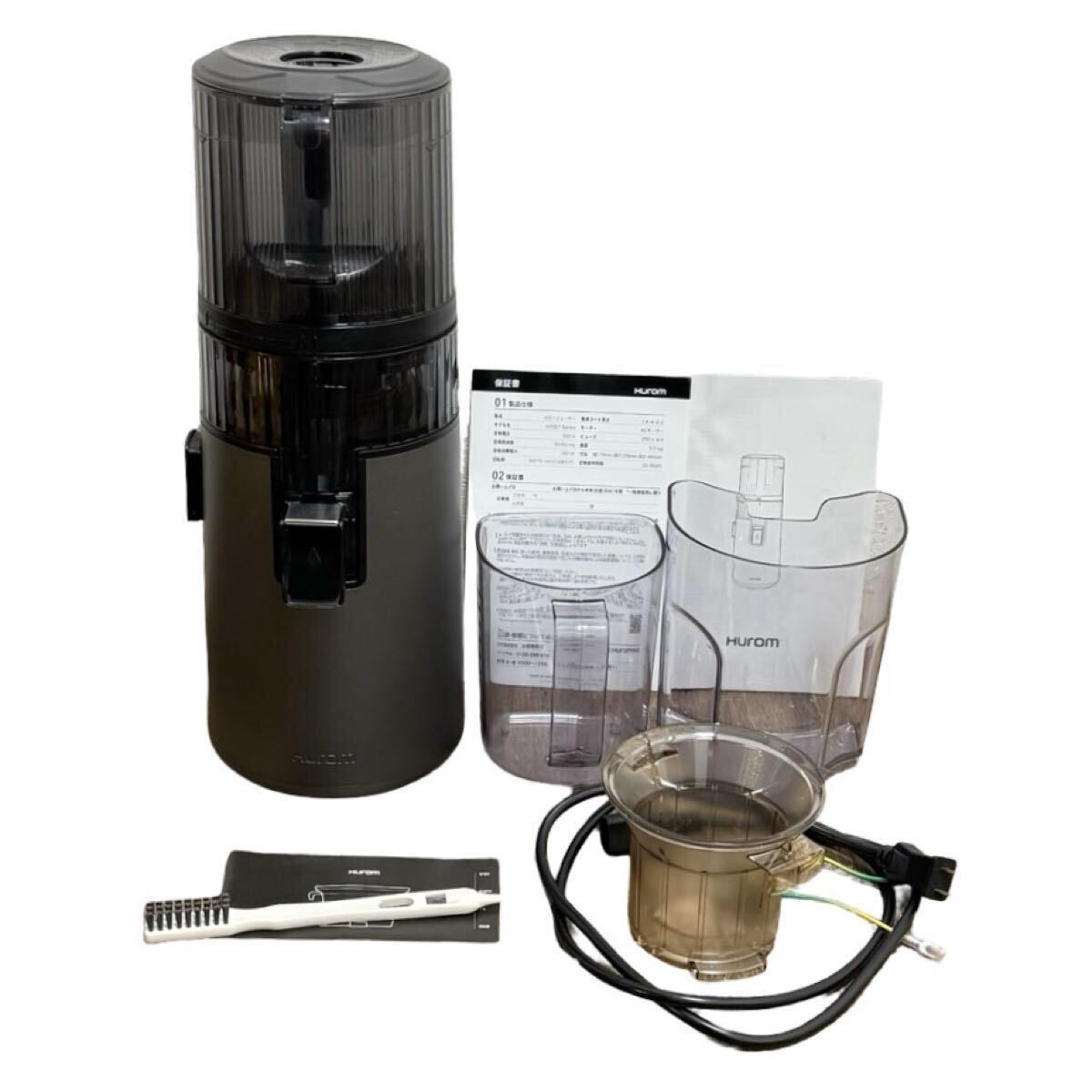 動作品■2024年製 HUROM ヒューロム コールドプレスジューサー スロージューサー 低速ジューサー H70ST-BAS02TG 中古品■兵庫県姫路市発 D3拍卖