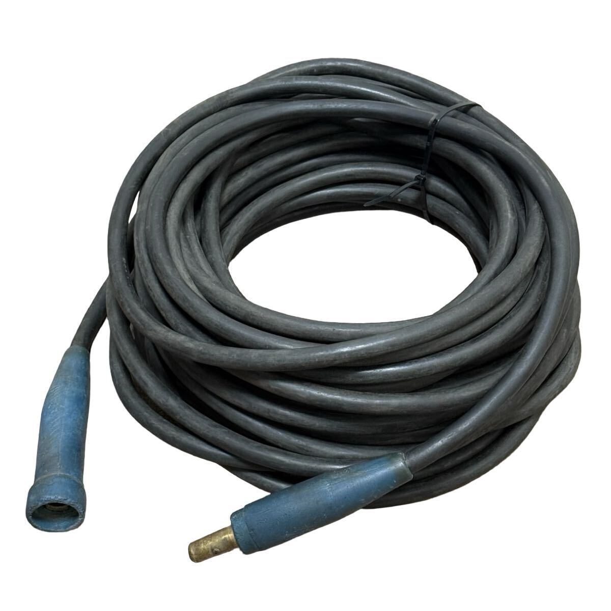 全長19m60cm 溶接ケーブル キャプタイヤケーブル キャブタイヤ ホルダー 延長ケーブル 二次 ジョイント 22sq 22mm 中古 兵庫県姫路市発 N5拍卖